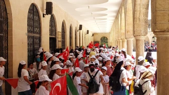 TÜGVA 6 Bin Öğrenciyle Kudüs Provası Gerçekleştirdi