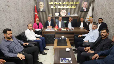 AK Parti İl Başkanı Günbegi Akçakale'de Gönül Ziyaretleri Gerçekleştirdi