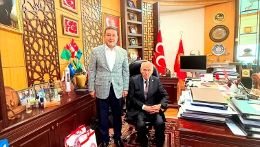 Başkan Özyavuz Mhp Lideri Devlet Bahçeli'yi Ziyaret Etti