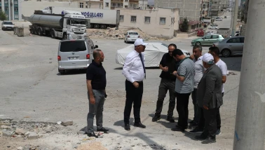Başkan Mehmet Kuş Osmanlı Mahallesi’nde İncelemelerde Bulundu