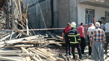 Viranşehir’de İnşaatta Korkutan Çökme