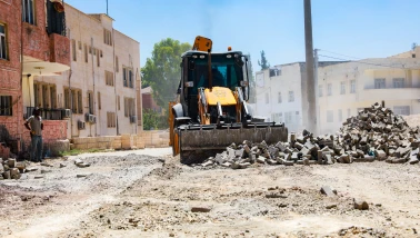 Harran'da Üst Yapı Çalışmaları Devam Ediyor