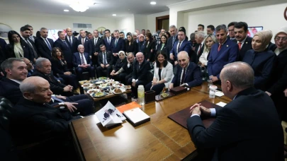 Cumhurbaşkanı Erdoğan, TBMM’de Siyasi Parti Genel Başkanları İle Görüştü