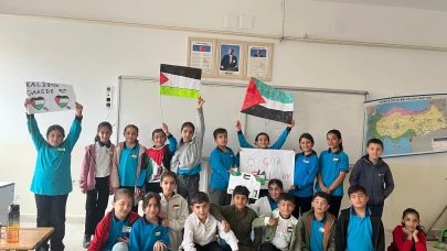 Ceylanpınar’da Okullardan Gazze’ye Anlamlı Destek
