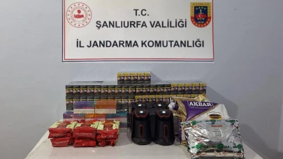 Viranşehir’de Kaçak Tütün ve Alkol Operasyonu