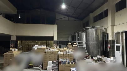 Şanlıurfa’da Kaçak Pekmez, Bal ve Nar Ekşisi Üretimi Yapan İşletmeye Büyük Baskın