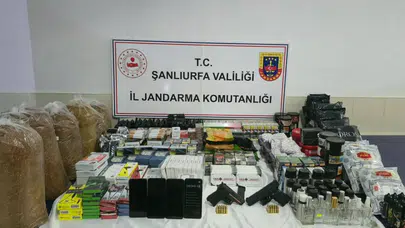 Şanlıurfa’da Kaçakçılık Operasyonu