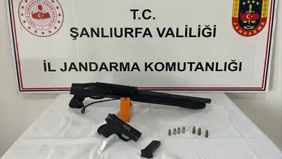 Şanlıurfa’da Ruhsatsız Silah Operasyonu: 4 Şüpheliye Adli İşlem