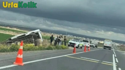 Şanlıurfa Suruç'ta Minibüsün Şarampole Devrilmesi Sonucu 7 Yaralı Var