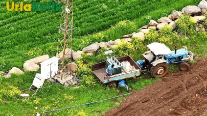 Dicle Elektrik, Siverek'te drone ile yapılan operasyonda 9 kaçak trafo tespit etti.