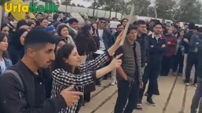 Harran Üniversitesi Öğrencisinin Ölümü Üniversite Camiasını Yasa Boğdu, Öğrenciler Rektörü Protesto Etti.