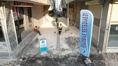 ASYA VE DİREKLİ MAHALLESİ’NDE 100 BİN METREKARE SOKAK YENİLEMESİ