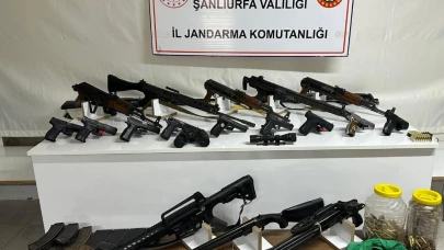 ŞANLIURFA’DA SİLAH KAÇAKÇILARINA OPERASYON