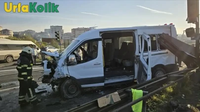 İki işçi servisi kaza yaptı: 18 kişi yaralandı