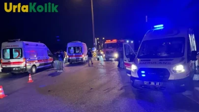 Kaza sonucu duble yolda meydana gelen çarpışmada 1 kişi ağır, 7 kişi yaralandı.