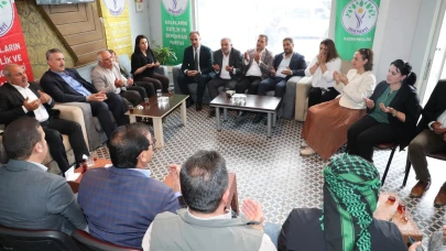Başkan Kuş DEM Parti’ye Taziye Ziyaretinde Bulundu