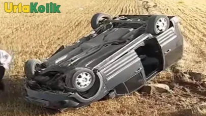 Suruç'ta Trafik Kazası: Araç Takla Attı, Sürücü Hastaneye Kaldırıldı!