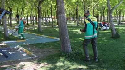 Karaköprü Belediyesi, Parkları Yaza Hazırlıyor