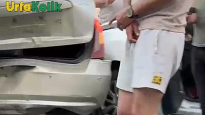 Şanlıurfa'da kritik kavşakta çarpışan araçlar yaralıları hastaneye sevk etti!