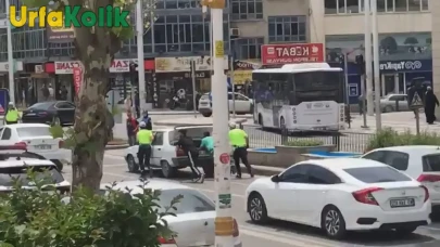 Şanlıurfa'da Havaya Karışan Dumanıyla Fark Edilen Araç Polis Ekiplerinin Dikkatini Çekti