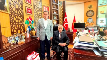 Başkan Özyavuz Mhp Lideri Devlet Bahçeli'yi Ziyaret Etti