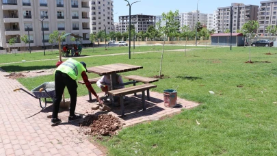 Haliliye Belediyesi’nden Parklara Tasarruflu Üretim Hamlesi