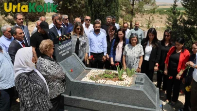 Şanlıurfa'da Feridun Yazar'ın mezarı ziyaret edilerek anıldı.