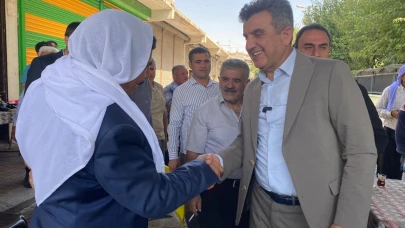 İl Başkanı Günbegi Esnaf Ziyaretlerini Sürdürüyor
