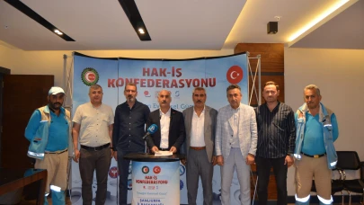 HAK-İŞ İl Başkanı Seydi Eyyüpoğlun'dan 15 Temmuz Demokrasi ve Milli Birlik Günü Basın Açıklaması