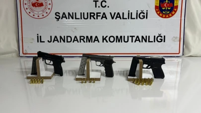 Şanlıurfa’da Ruhsatsız Silah Operasyonu