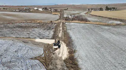 Karaköprü’de Grup Yolu  Sıcak Asfaltla Buluşuyor