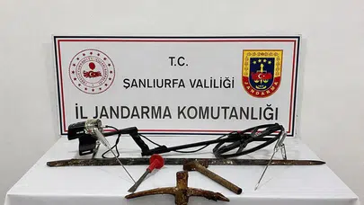 Şanlıurfa’da İzinsiz Kazıya Jandarma Müdahalesi