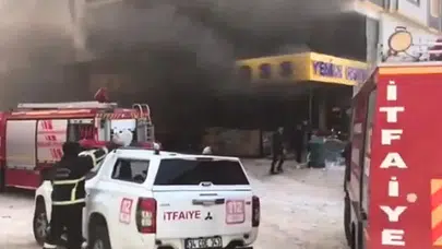 Şanlıurfa’da İş Yerinde Yangın