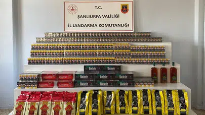 Şanlıurfa’da Kaçak Tütün ve Alkol Operasyonu: