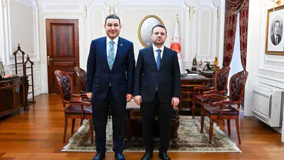 Başkan Özyavuz Adalet Bakanı Akın Gürlek'i Ziyaret Etti