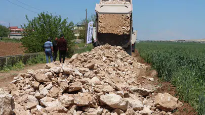 Büyükşehir, Harran’da 7,2 Kilometrelik Yolu Yeniliyor