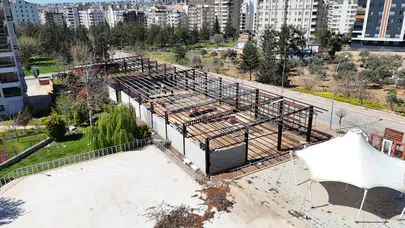 Karaköprü Atakent’te İki Yeni Spor Salonu Yükseliyor