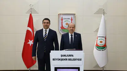 Kktc Eski Cumhurbaşkanı Tatar’dan Şanlıurfa Büyükşehir Belediyesi’ne Ziyaret