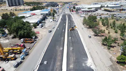 Evren Sanayi Sitesi Katlı Kavşak Projesinde Yoğun Mesai
