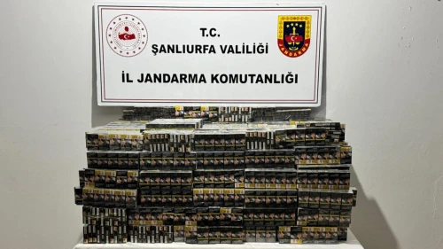 Şanlıurfa’da Kaçak Sigara Operasyonu