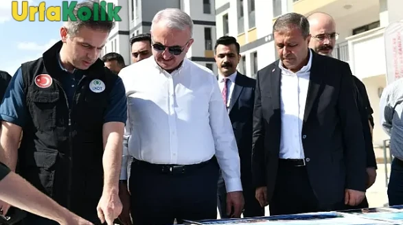 Şanlıurfa'da deprem sonrası konutlar hızla inşa ediliyor