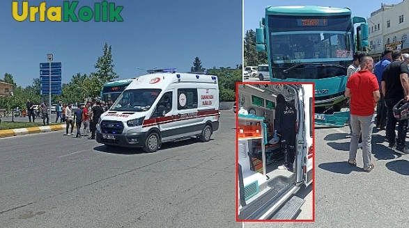 Şanlıurfa'da Motosiklete Çarpan Özel Halk Otobüsü Faciaya Neden Oldu: 1 Kişi Ağır Yaralandı