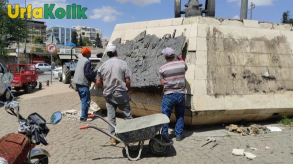 Şanlıurfa'da tarihi Topçu Anıtı restore ediliyor, şehrin kurtuluşunu sembolize eden anıt yenileniyor.
