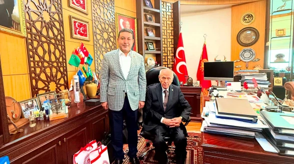 Başkan Özyavuz Mhp Lideri Devlet Bahçeli'yi Ziyaret Etti