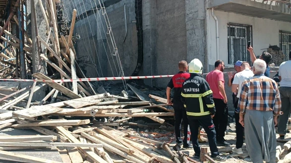 Viranşehir’de İnşaatta Korkutan Çökme