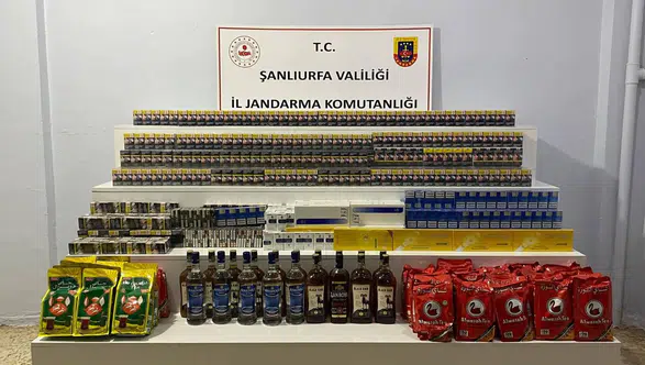 Viranşehir’de Kaçak Sigara Ve Alkol Operasyonu