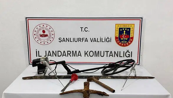 Şanlıurfa’da İzinsiz Kazıya Jandarma Müdahalesi