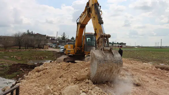 Büyükşehir, Viranşehir Kırsalında Sel Hasarını Onarıyor