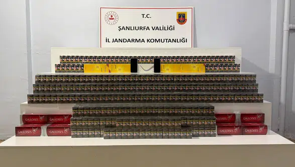 Şanlıurfa’da Kaçak Tütün ve Sigara Operasyonu