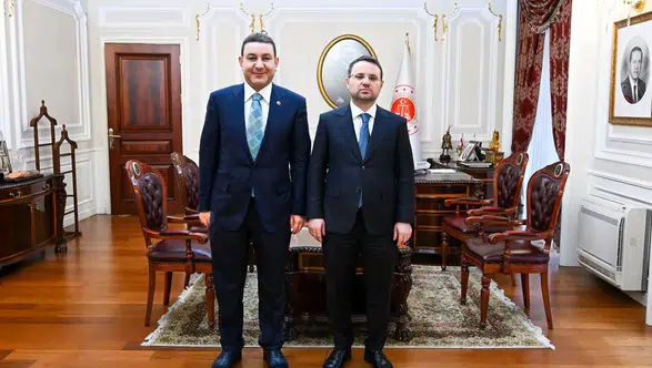 Başkan Özyavuz Adalet Bakanı Akın Gürlek'i Ziyaret Etti